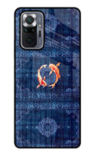 Koi Blue Redmi Note 10 Pro Max Metal Case Back Cover by Casekaro