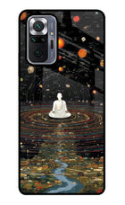 Space Monk Redmi Note 10 Pro Max Metal Case Back Cover by Casekaro
