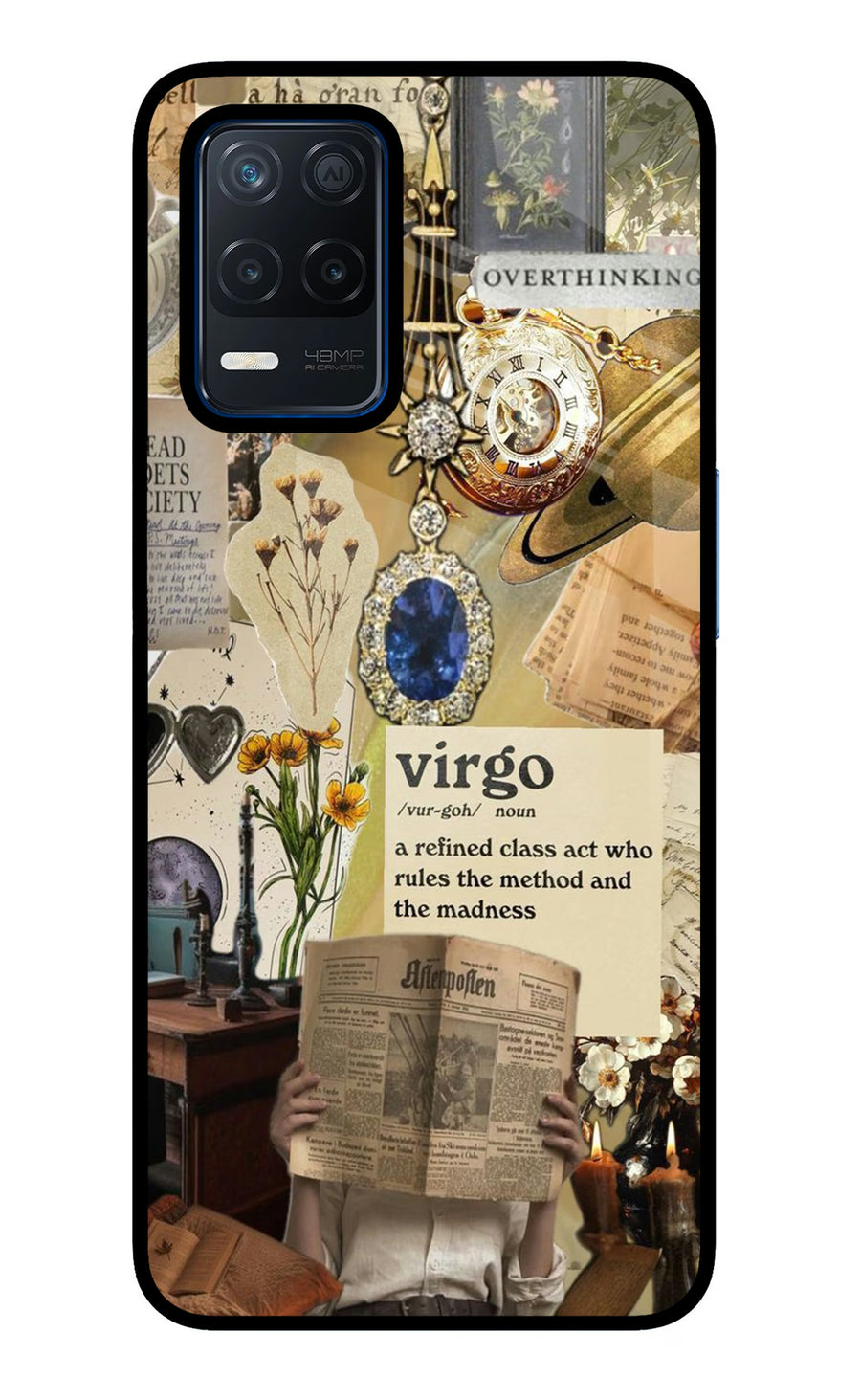 Virgo Zodiac Realme Narzo 30 5G Back Cover, Metal case