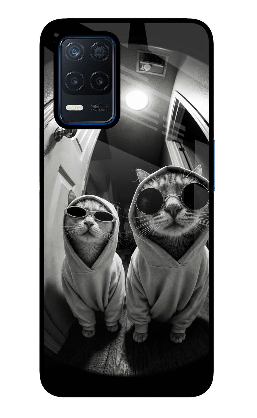 Hood Cats Realme Narzo 30 5G Back Cover, Metal case