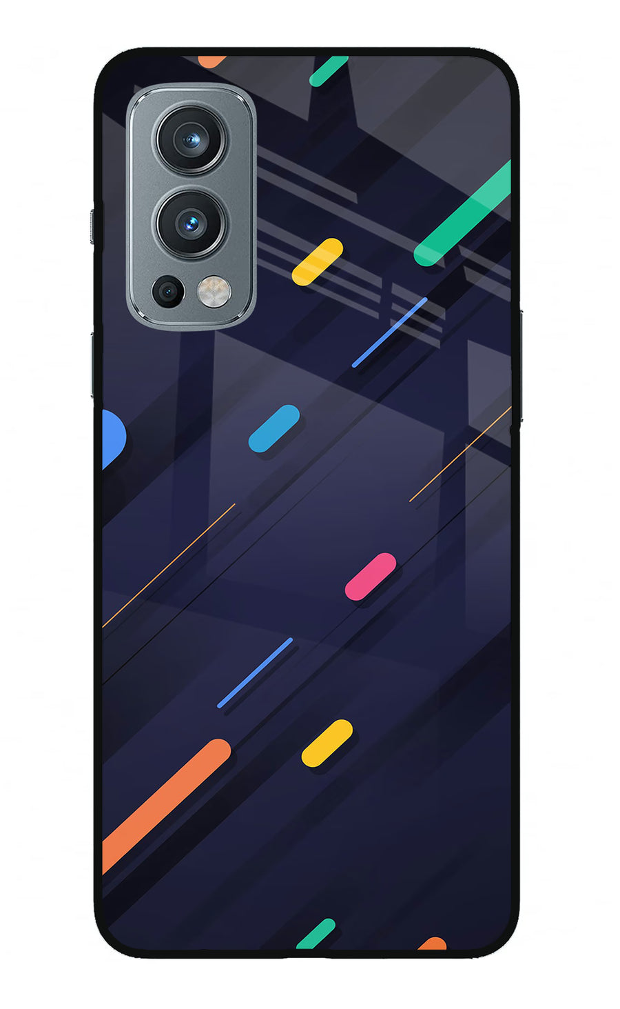 Abstract Design OnePlus Nord 2 5G Back Cover, Metal case