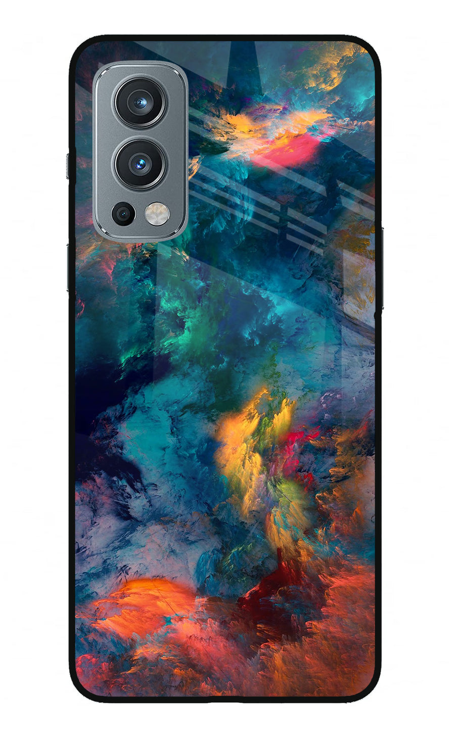 Artwork Paint OnePlus Nord 2 5G Back Cover, Metal case