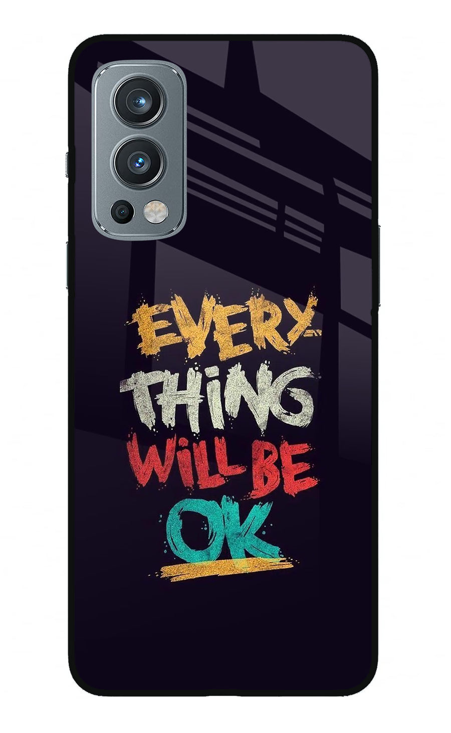 Everything Will Be Ok OnePlus Nord 2 5G Back Cover, Metal case