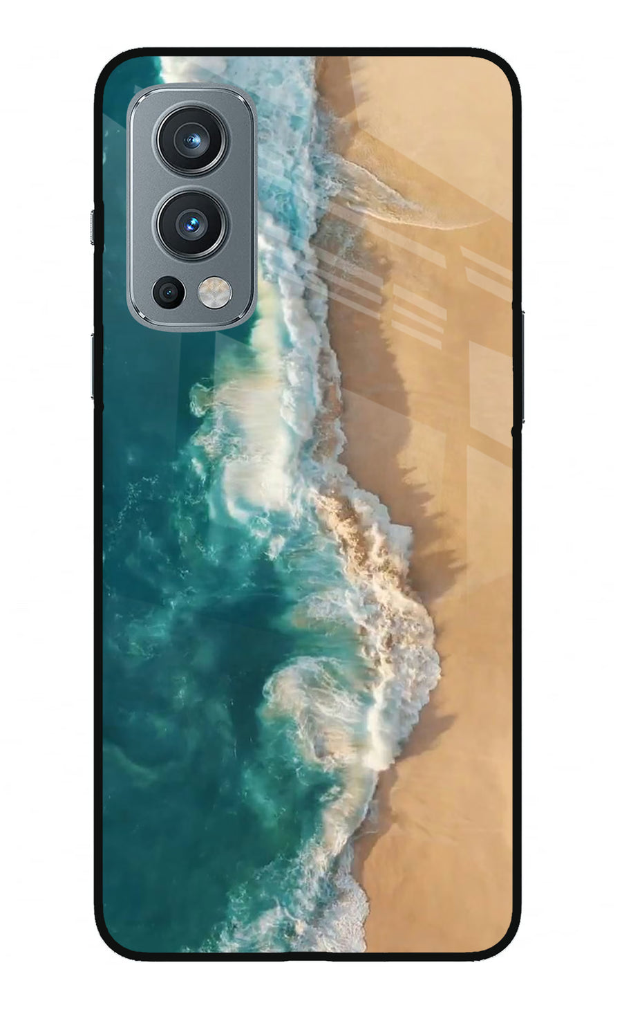 Ocean Beach OnePlus Nord 2 5G Back Cover, Metal case