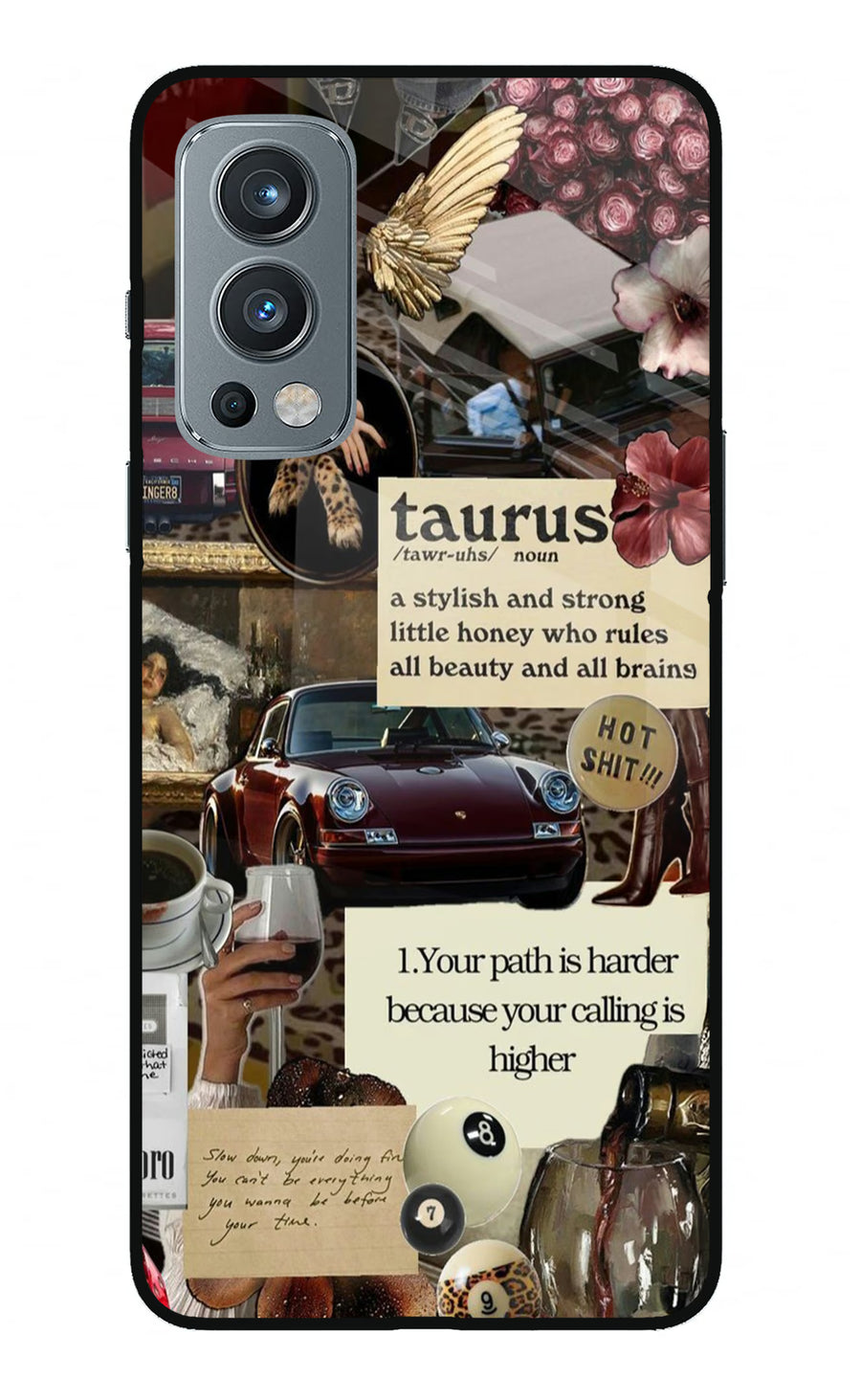 Taurus Zodiac OnePlus Nord 2 5G Back Cover, Metal case