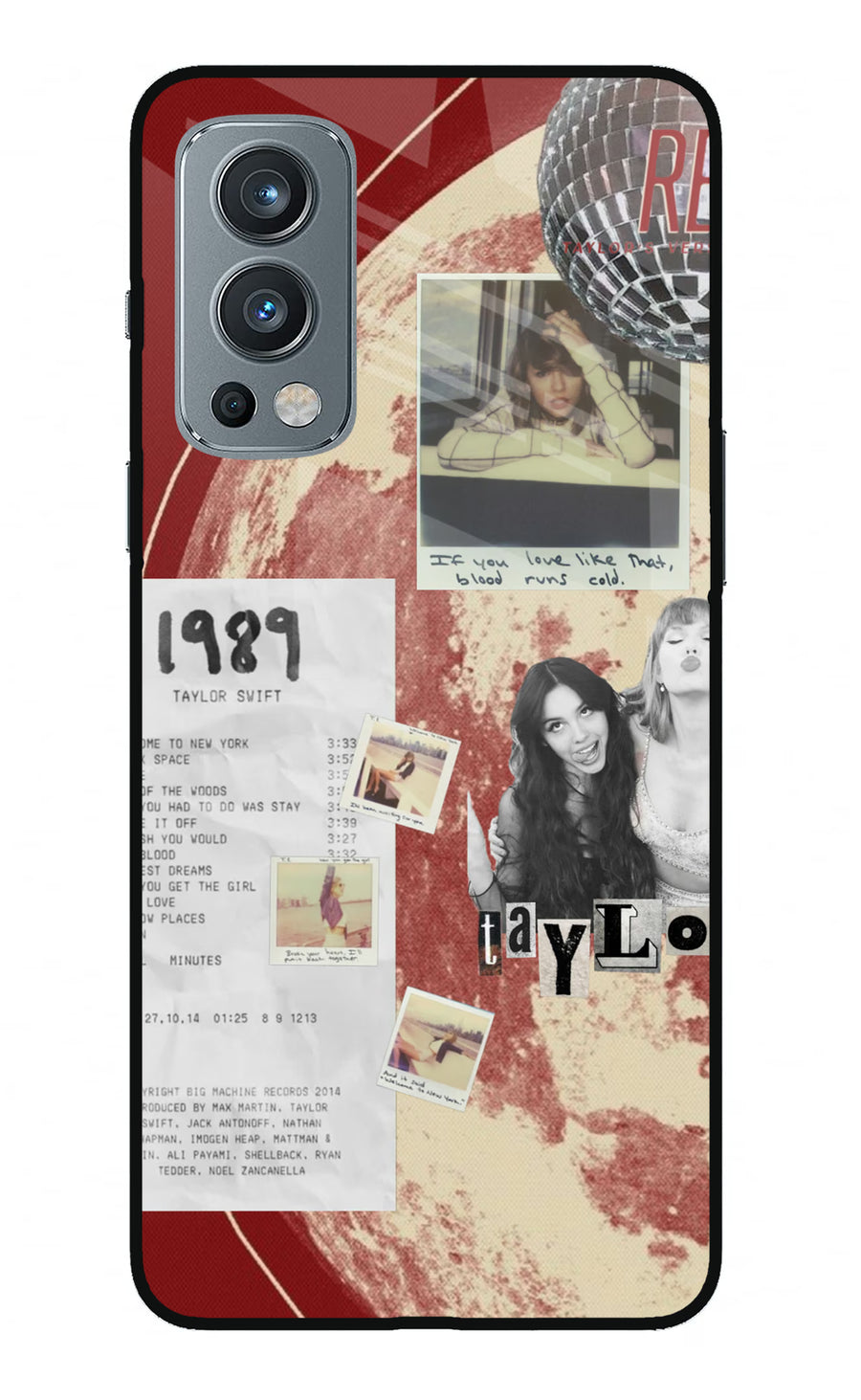 Taylor Swift OnePlus Nord 2 5G Back Cover, Metal case