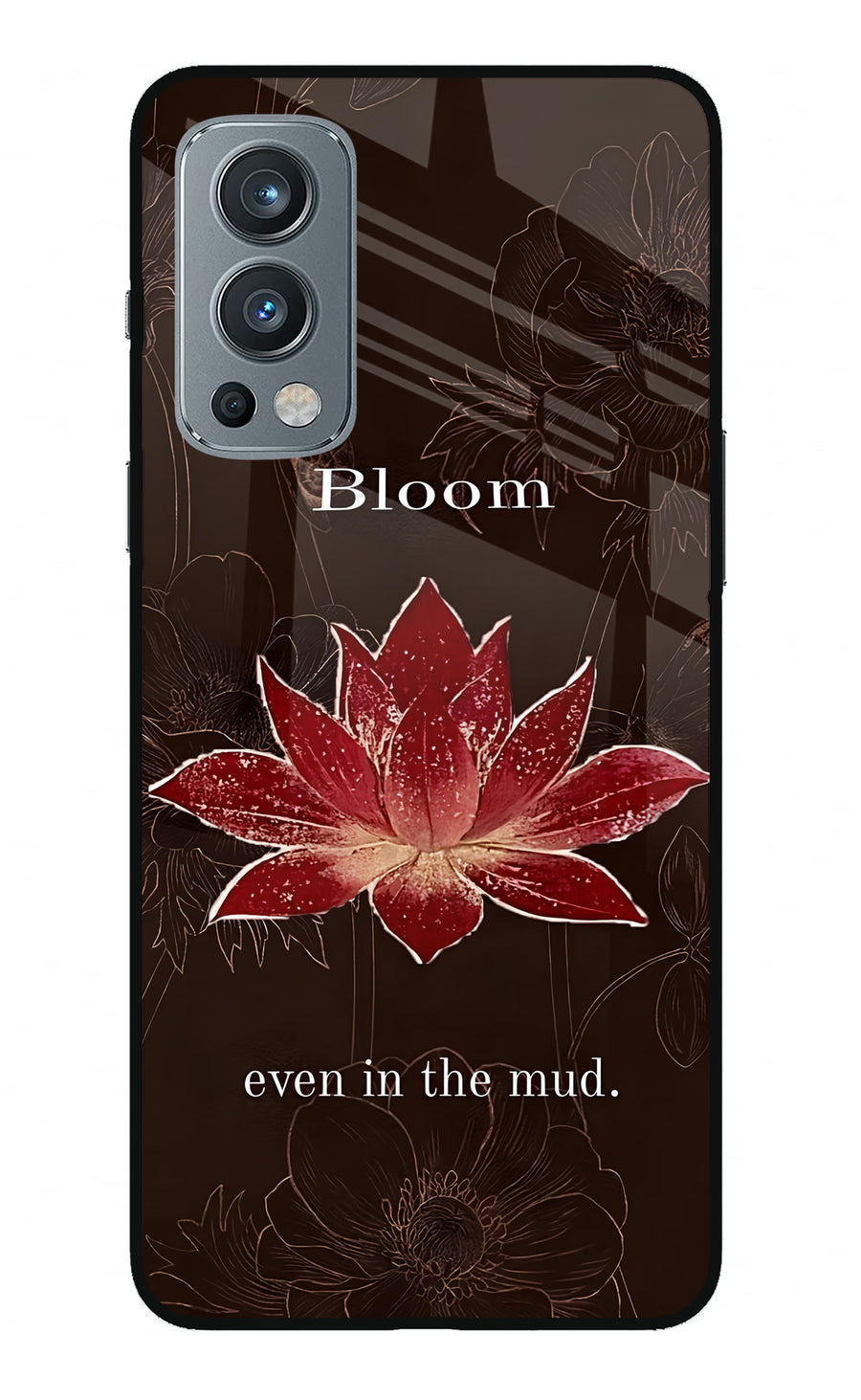 Bloom OnePlus Nord 2 5G Back Cover, Metal case