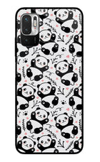 Cute Panda Redmi Note 10T 5G Metal Case Back Cover by Casekaro