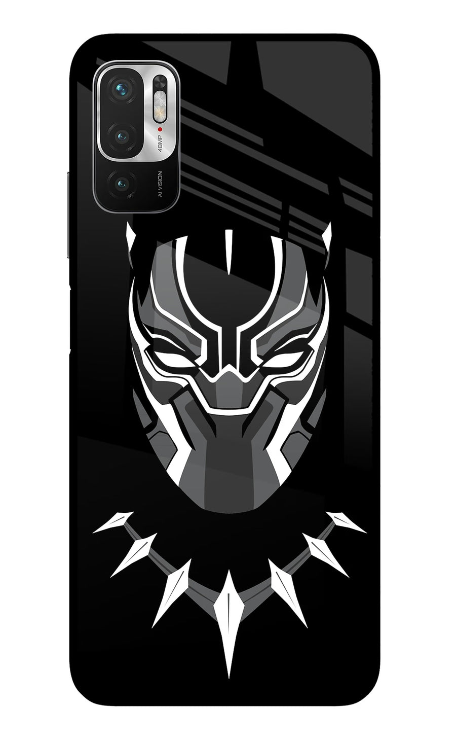 Black Panther Redmi Note 10T 5G Back Cover, Metal case