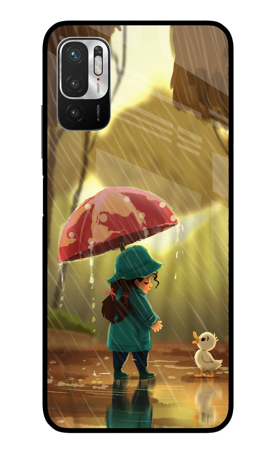 Rainy Day Redmi Note 10T 5G Back Cover, Metal case
