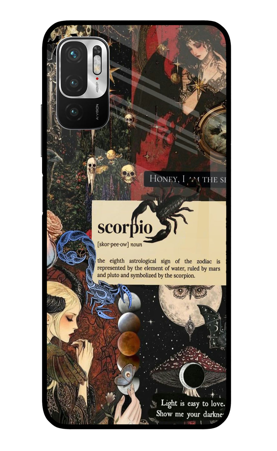 Scorpio Zodiac Redmi Note 10T 5G Back Cover, Metal case