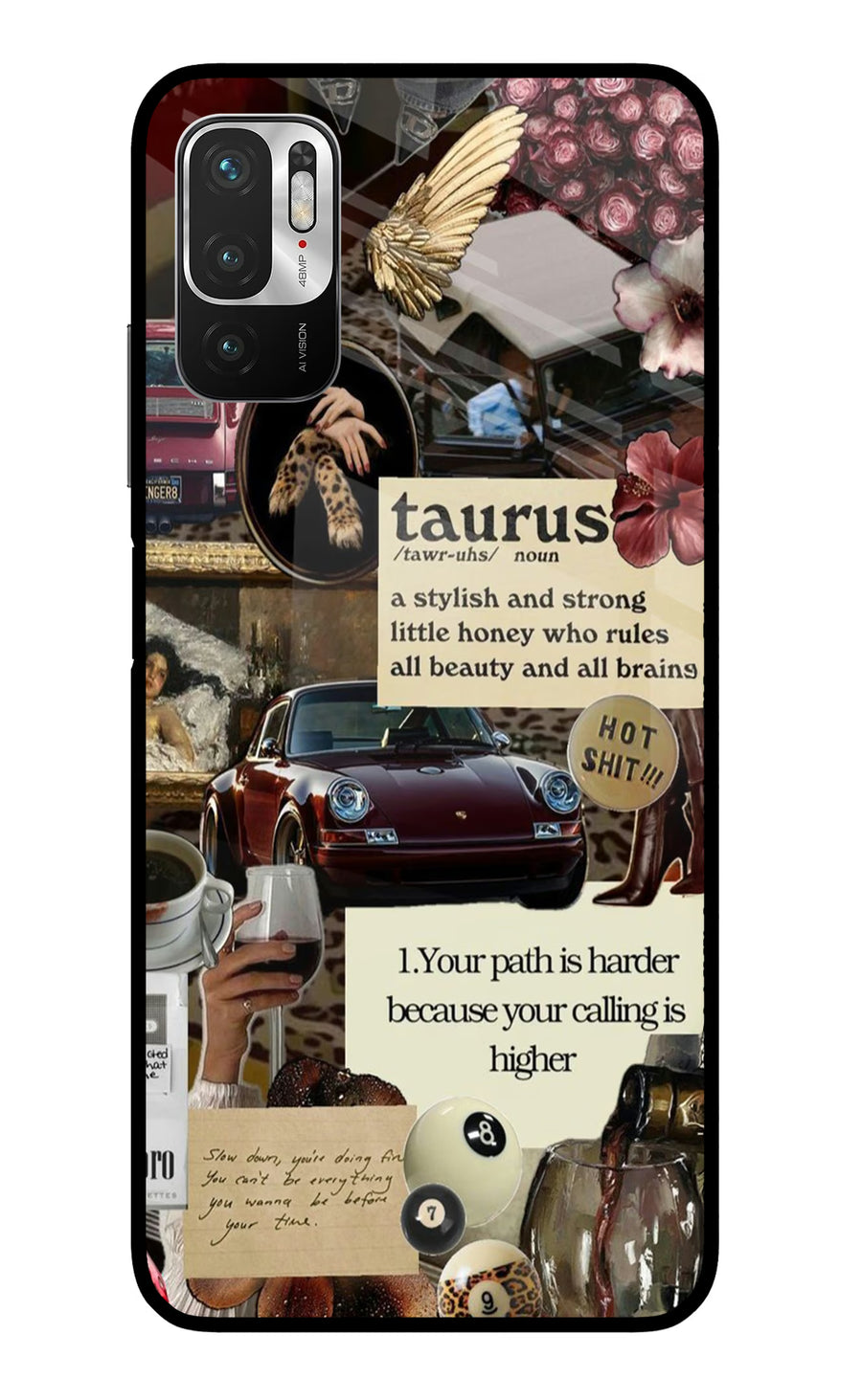 Taurus Zodiac Redmi Note 10T 5G Back Cover, Metal case