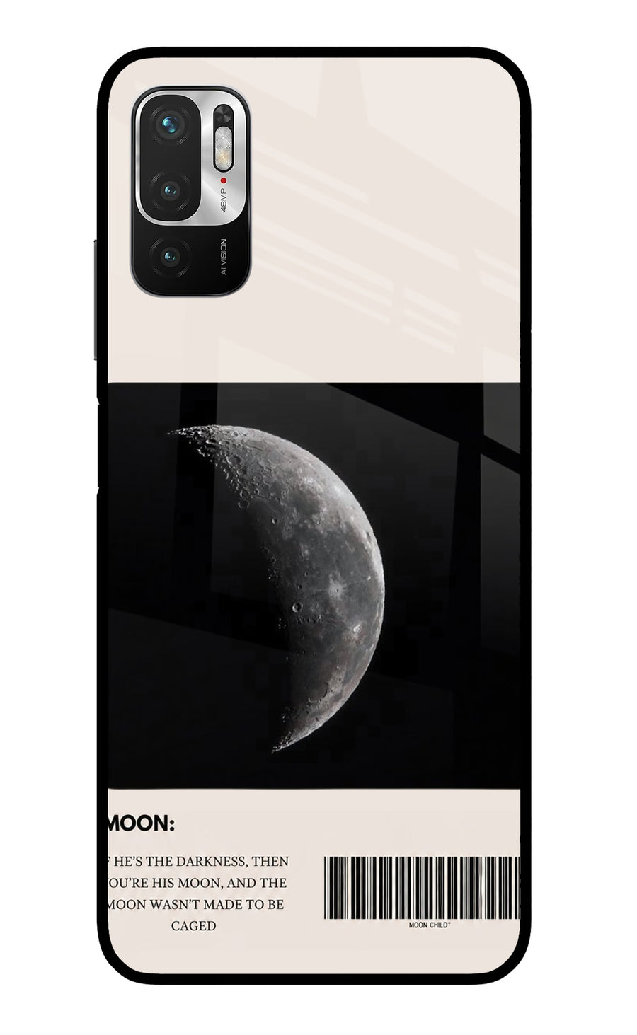 Moon Phase Redmi Note 10T 5G Back Cover, Metal case