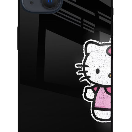 Kitty Charm iPhone 13 Metal Case Back Cover by Casekaro