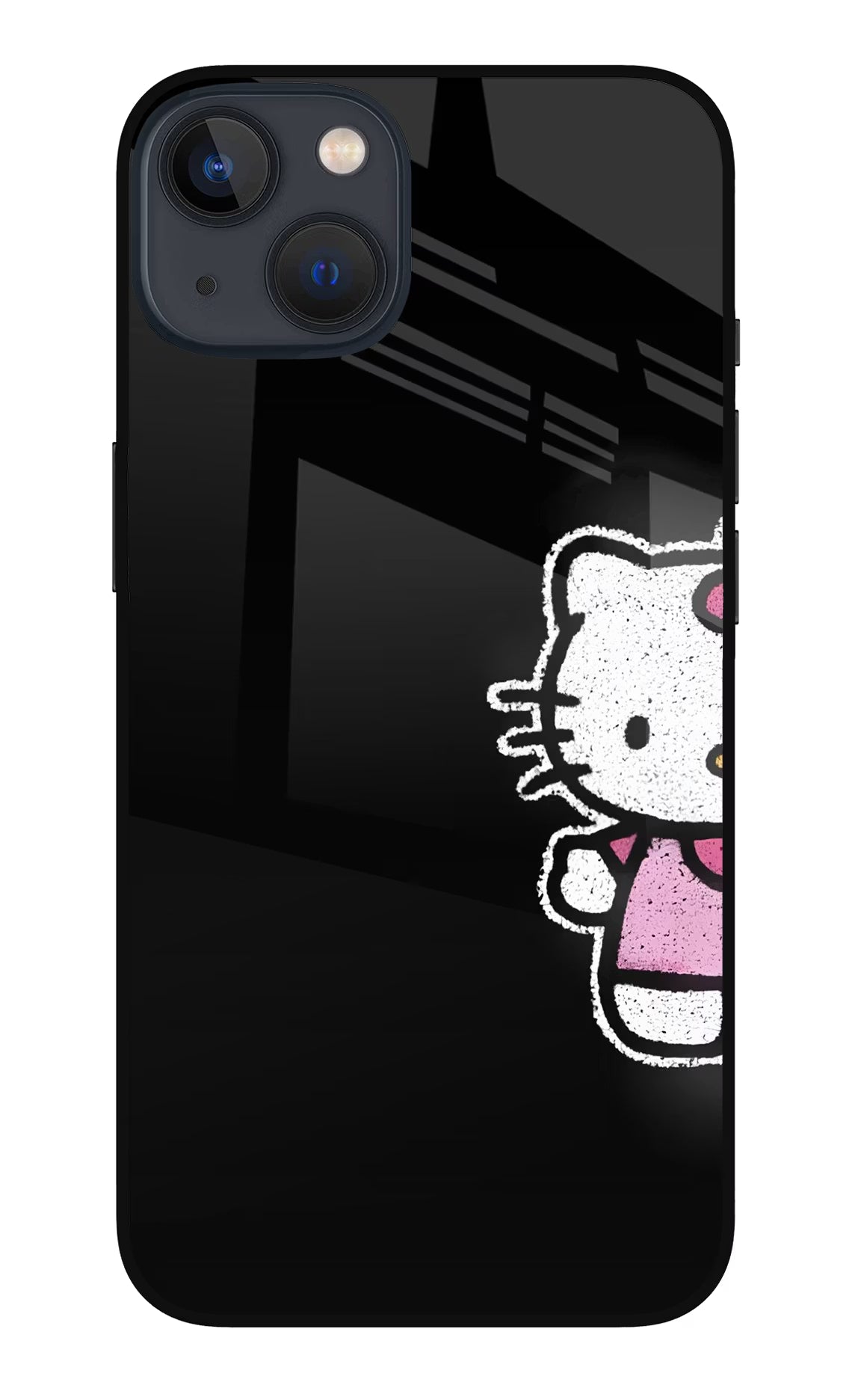 Kitty Charm iPhone 13 Metal Case Back Cover by Casekaro