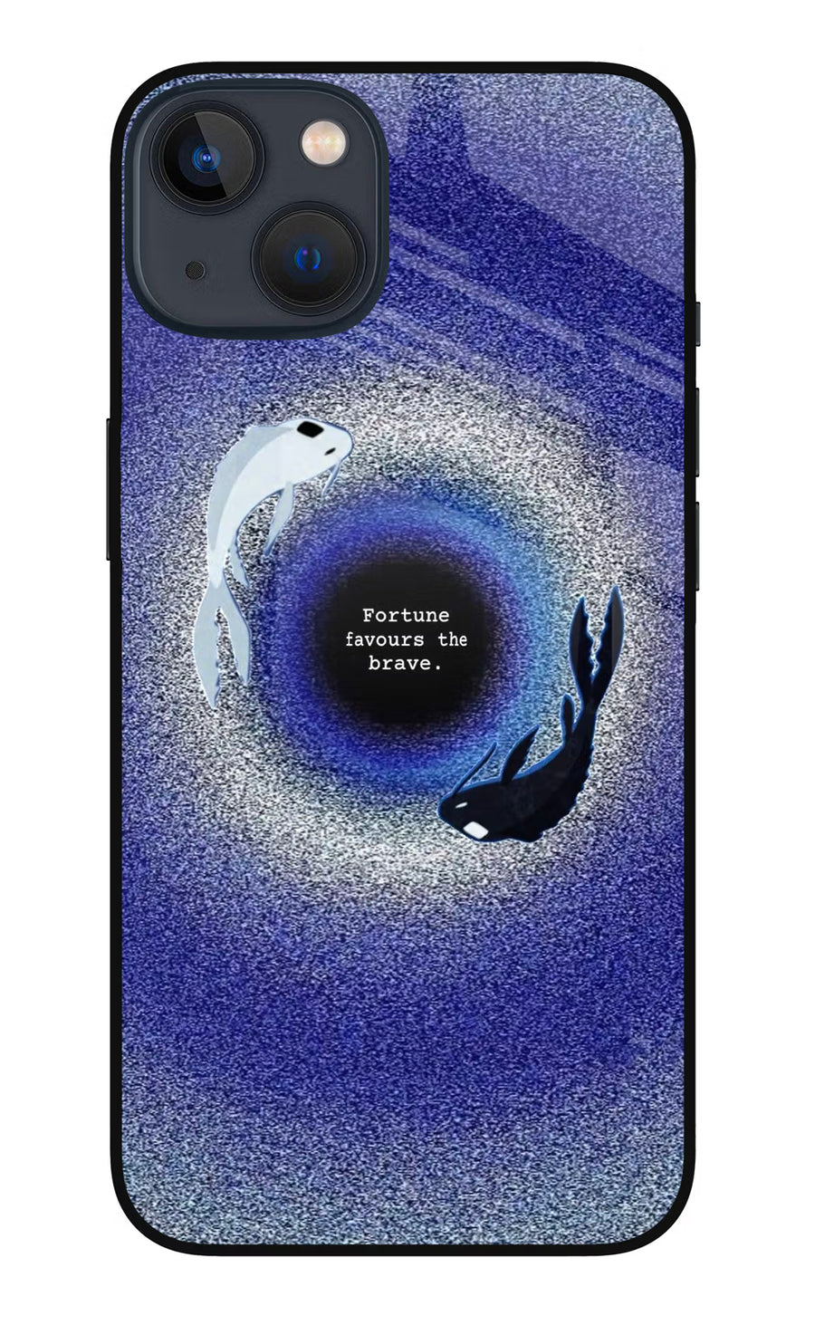 Dark Koi iPhone 13 Back Cover, Metal case