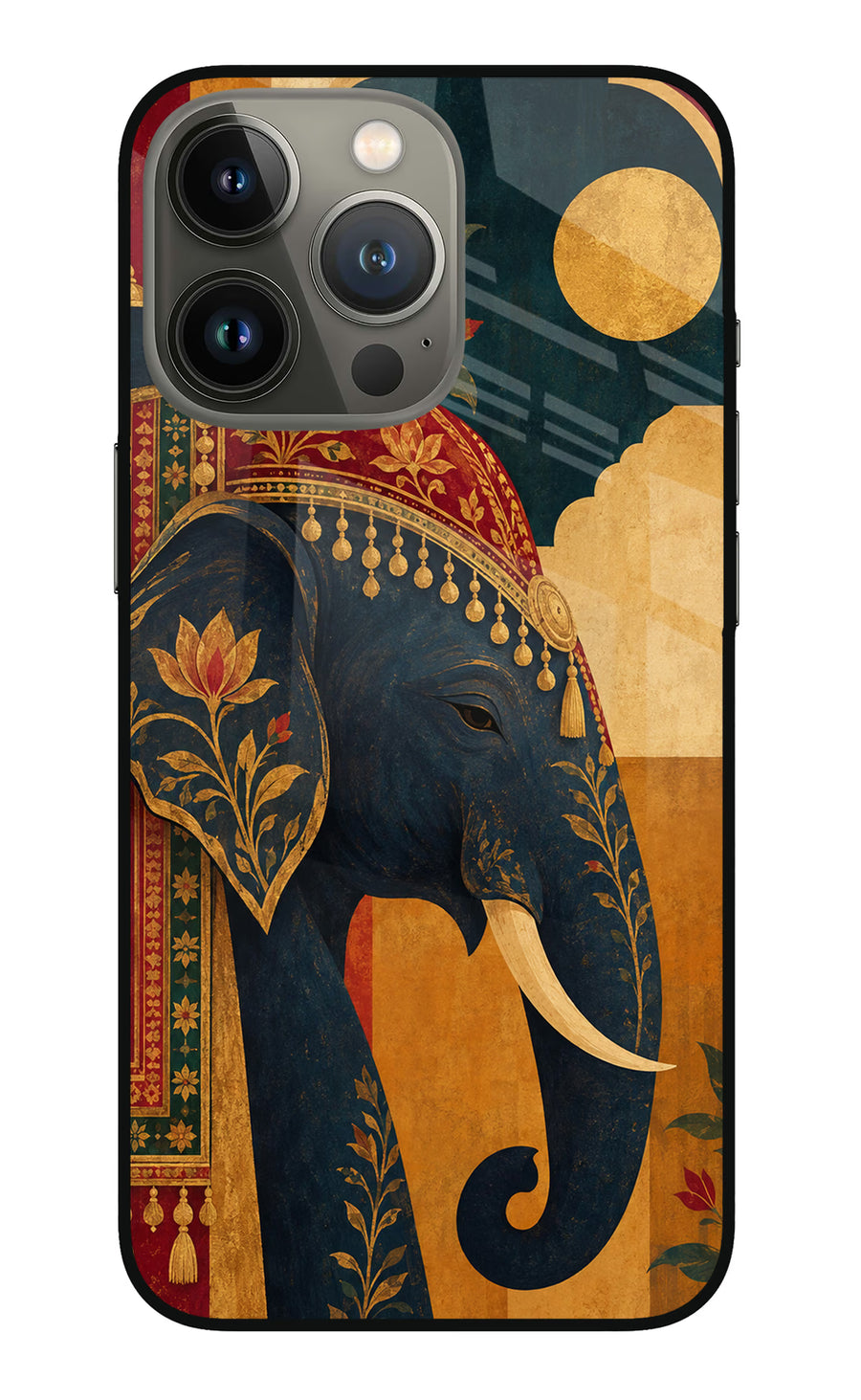 Royal Elephant iPhone 13 Pro Back Cover, Metal case