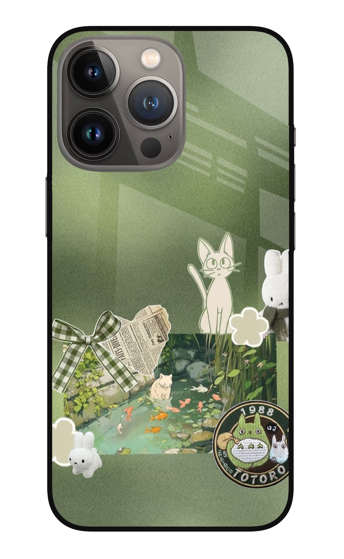 Aesthetic anime iPhone 13 Pro Max Metal Case Back Cover by Casekaro