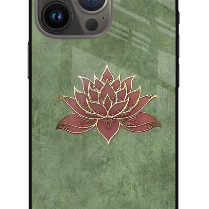 Lotus Grace iPhone 13 Pro Max Metal Case Back Cover by Casekaro