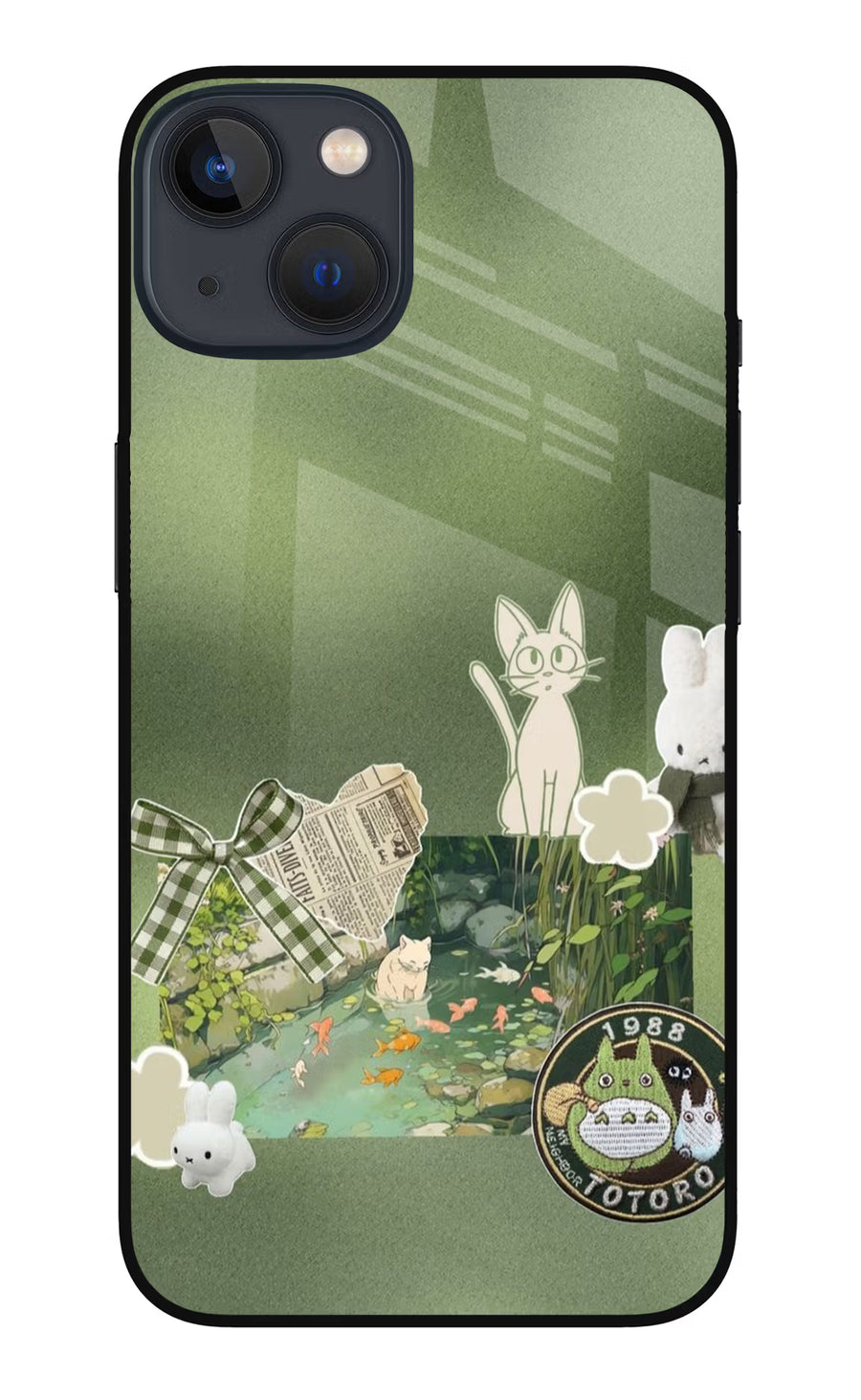 Aesthetic anime iPhone 13 Mini Back Cover, Metal case