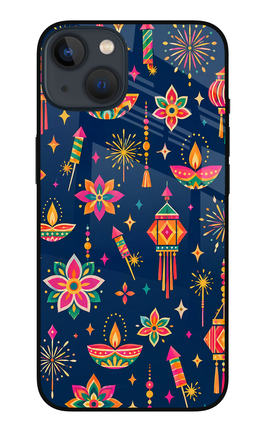 Festive Pop iPhone 13 Mini Back Cover, Metal case