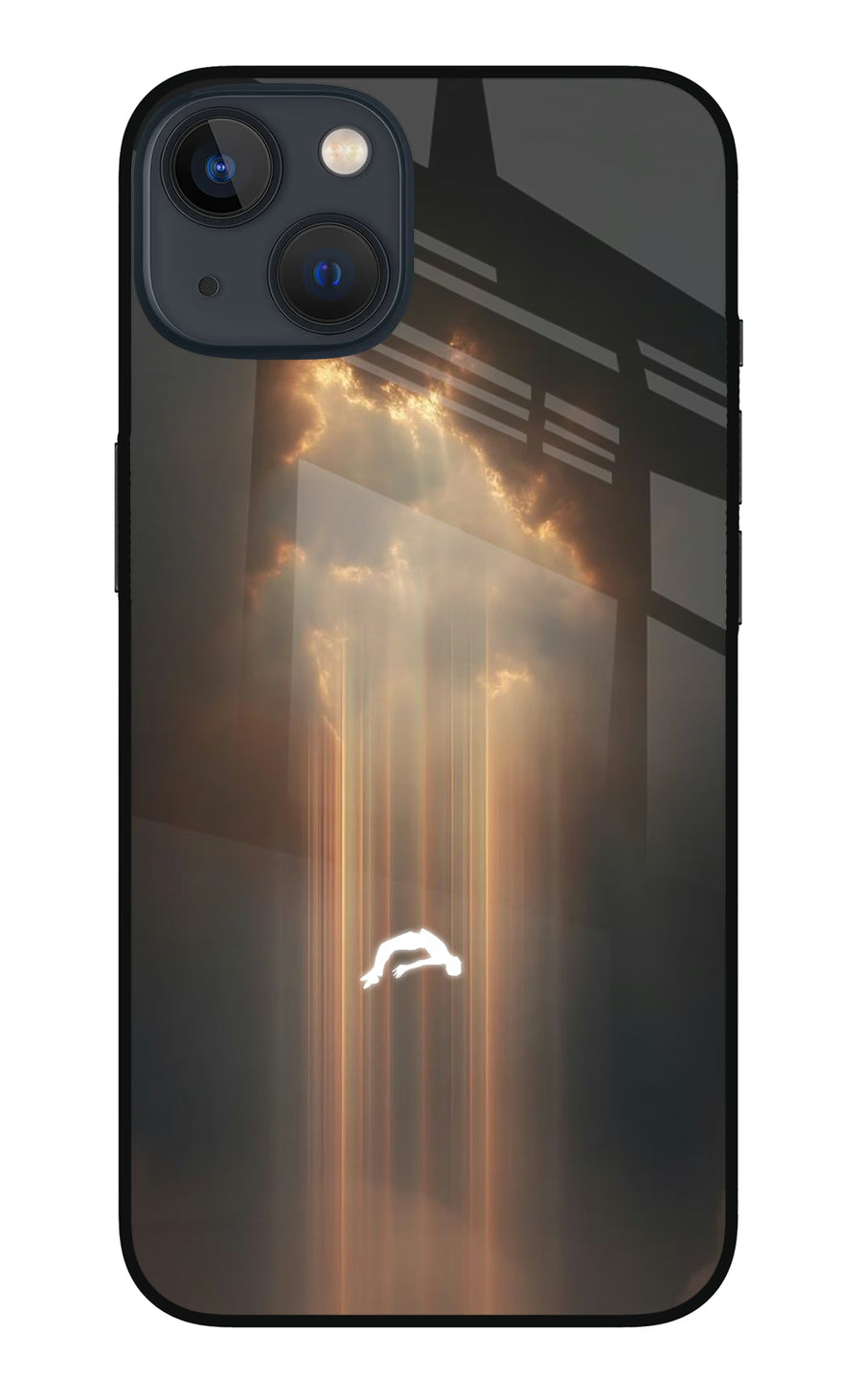 Heavenly Beam iPhone 13 Mini Back Cover, Metal case
