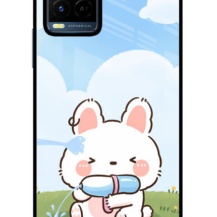 Bunny Treat Vivo Y21/Y21s/Y33s Metal Case Back Cover by Casekaro