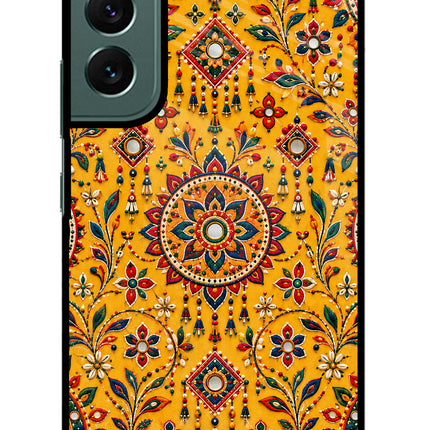 Sunlit Aura Samsung S22 Metal Case Back Cover by Casekaro