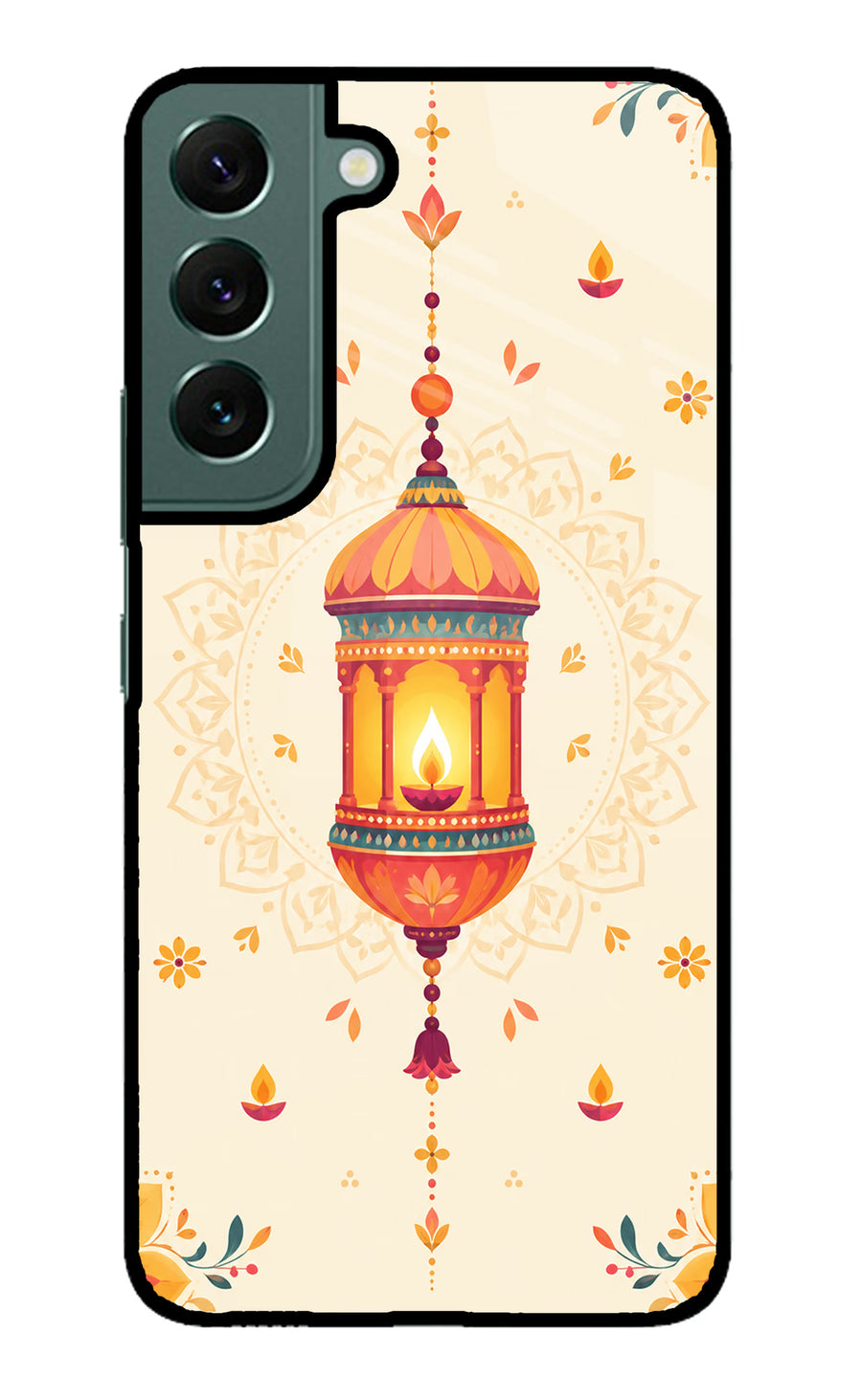 Golden Lantern Samsung S22 Plus Back Cover, Metal case