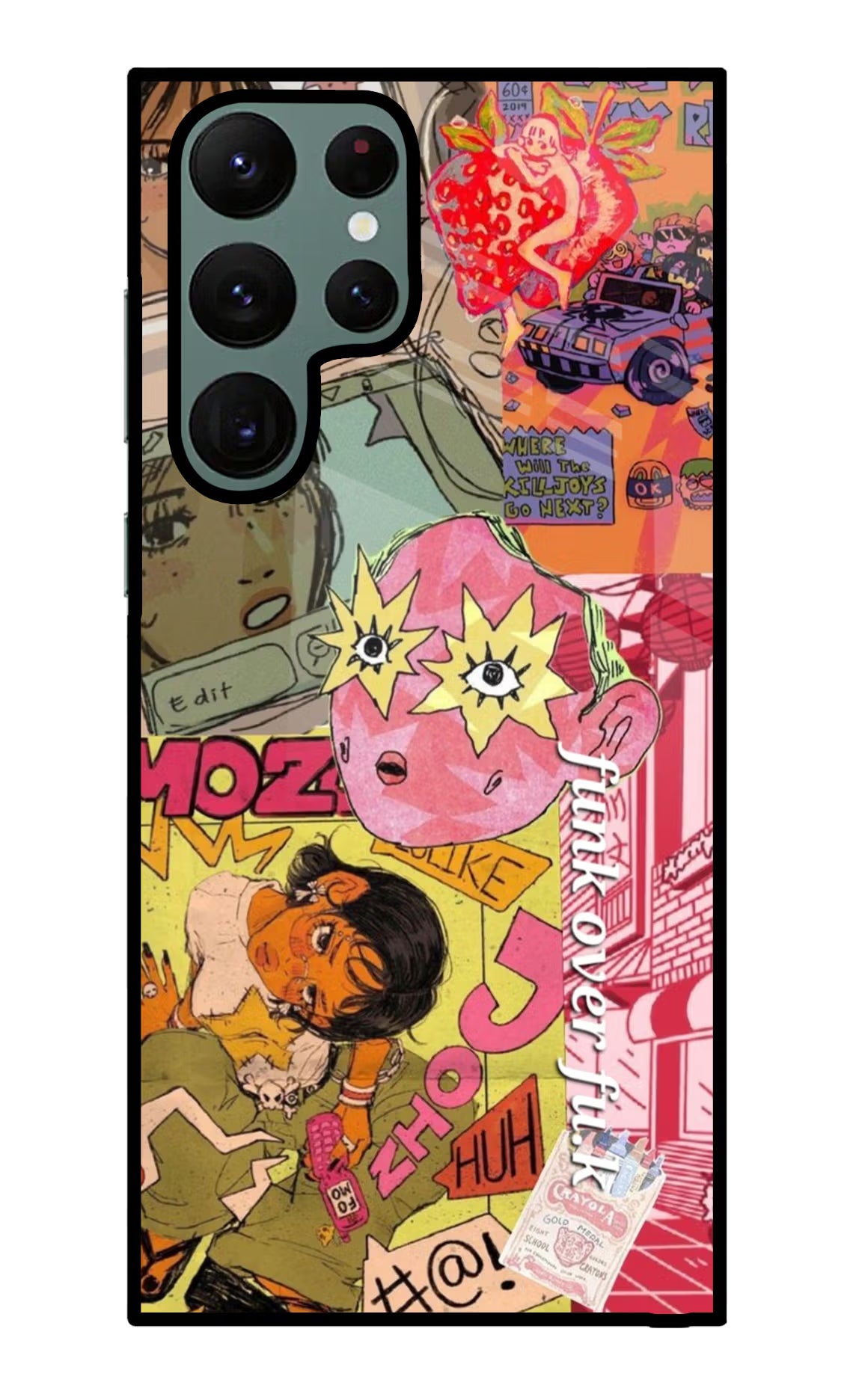 Funkover Samsung S22 Ultra Metal Case Back Cover by Casekaro