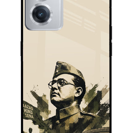 Netaji Rising OnePlus Nord CE 2 5G Metal Case Back Cover by Casekaro