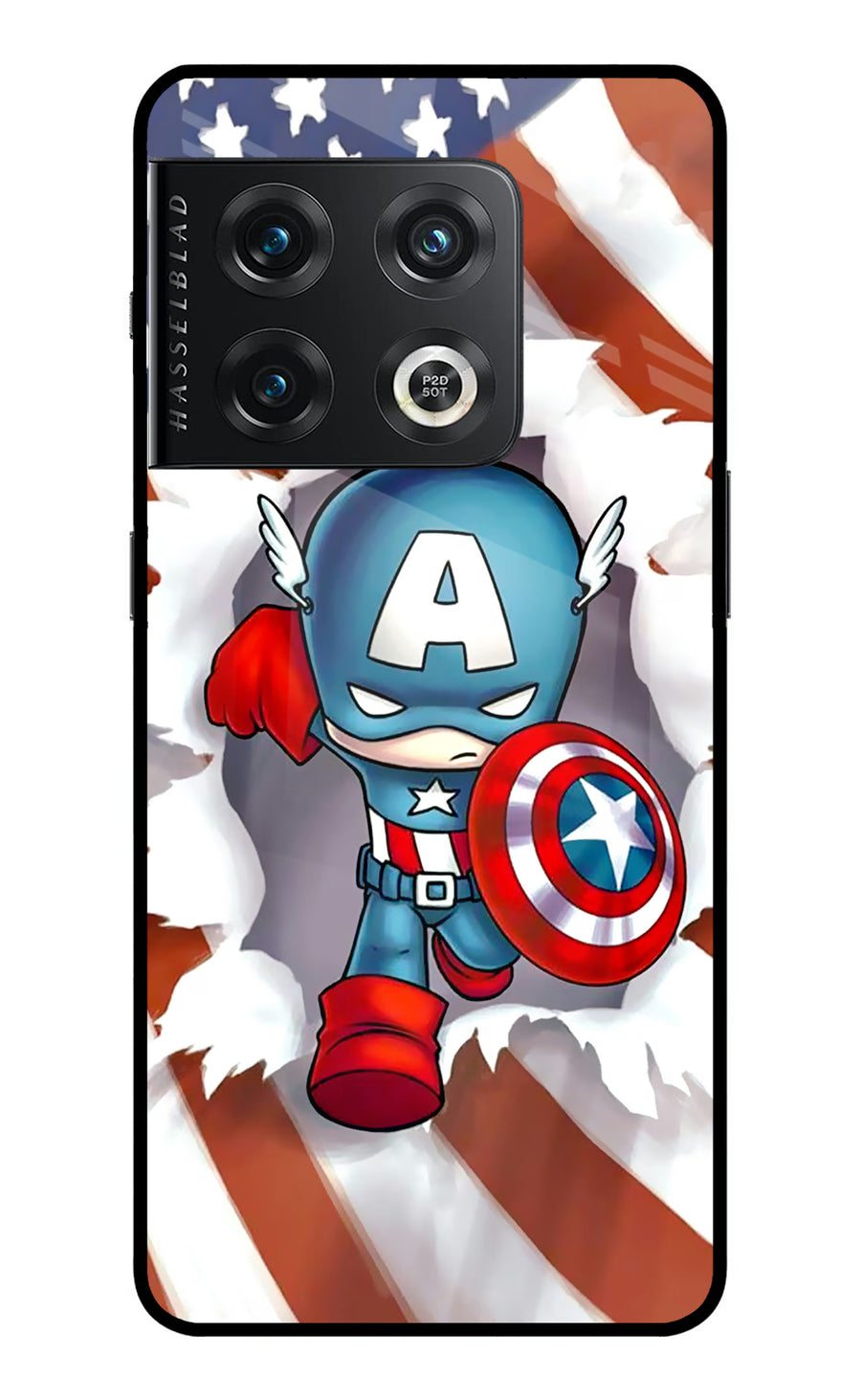 Captain America OnePlus 10 Pro 5G Back Cover, Metal case