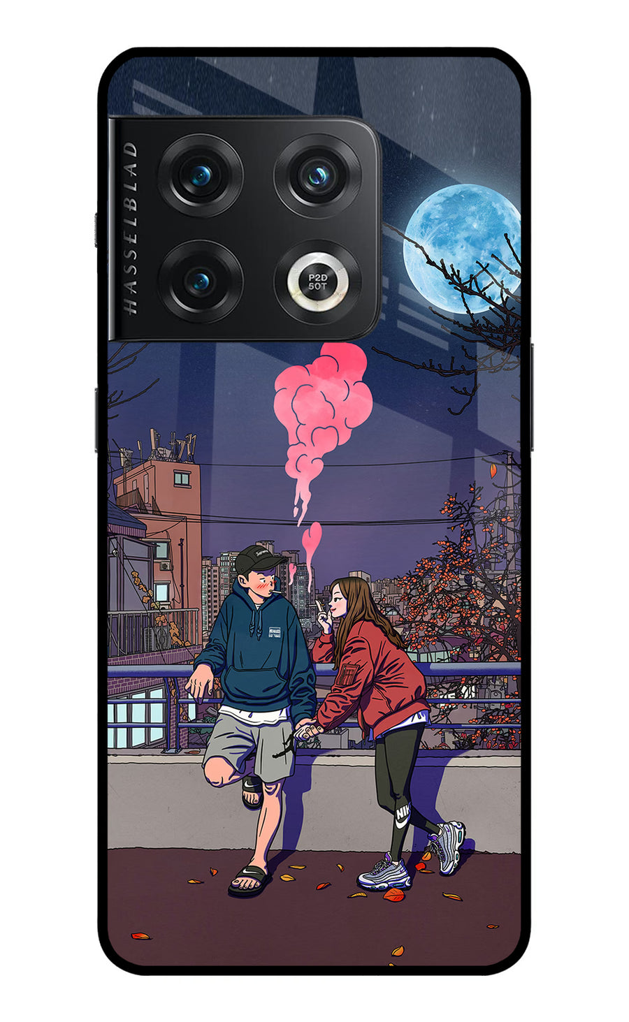 Chilling Couple OnePlus 10 Pro 5G Back Cover, Metal case