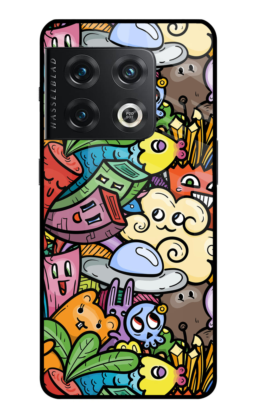 Veggie Doodle OnePlus 10 Pro 5G Back Cover, Metal case