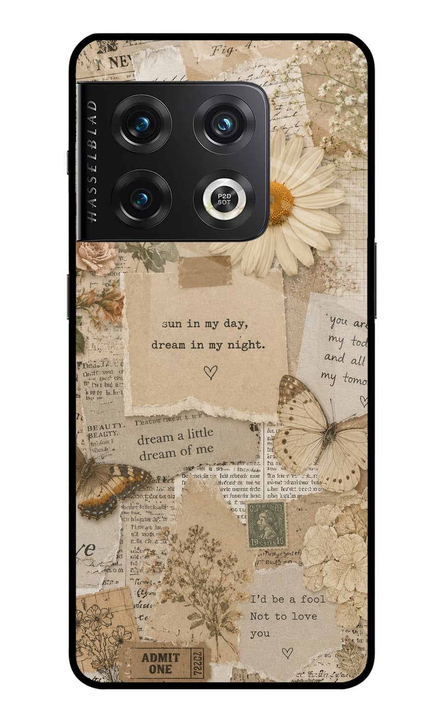 Vintage case OnePlus 10 Pro 5G Back Cover, Metal case