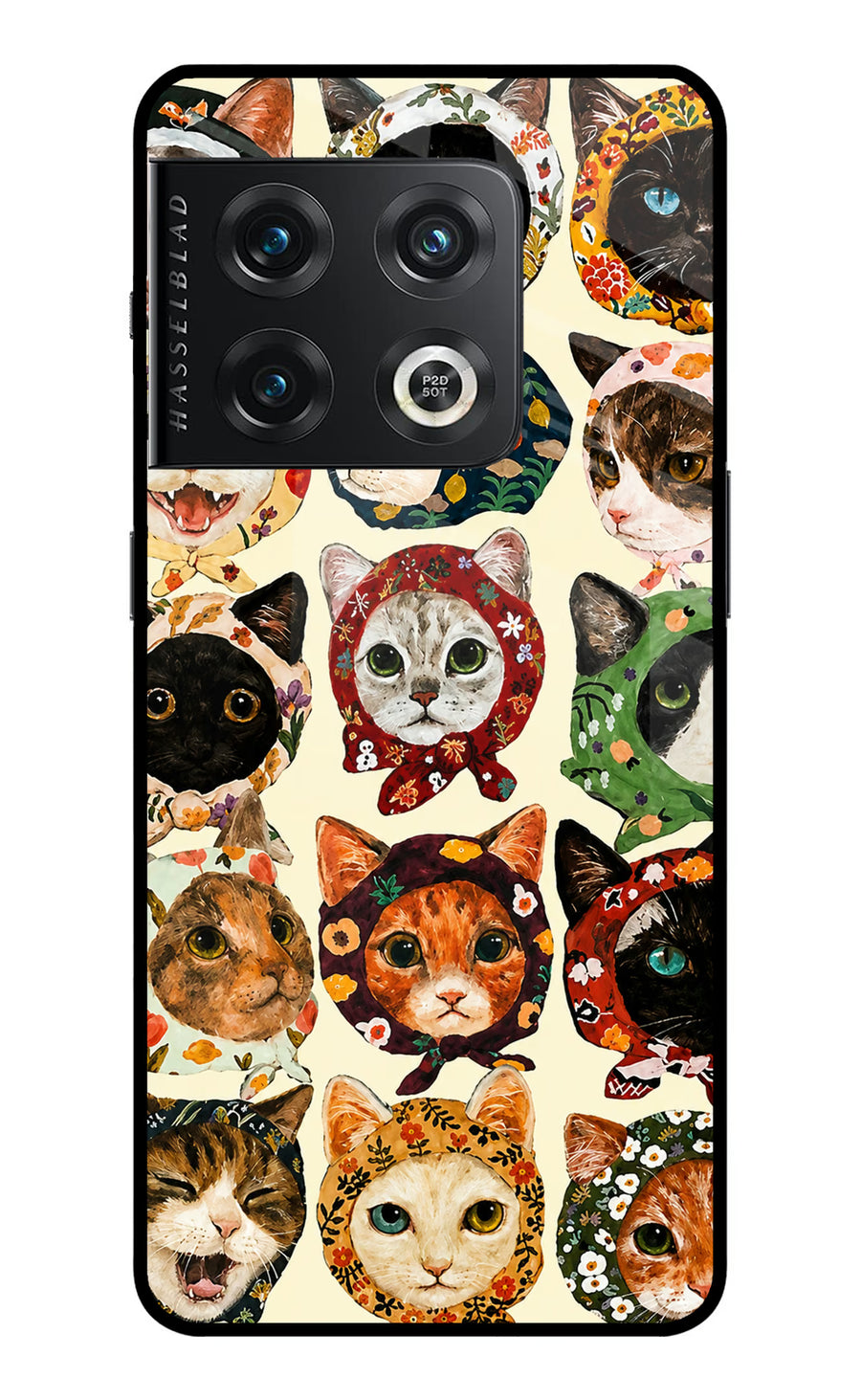 Cool Cat OnePlus 10 Pro 5G Back Cover, Metal case