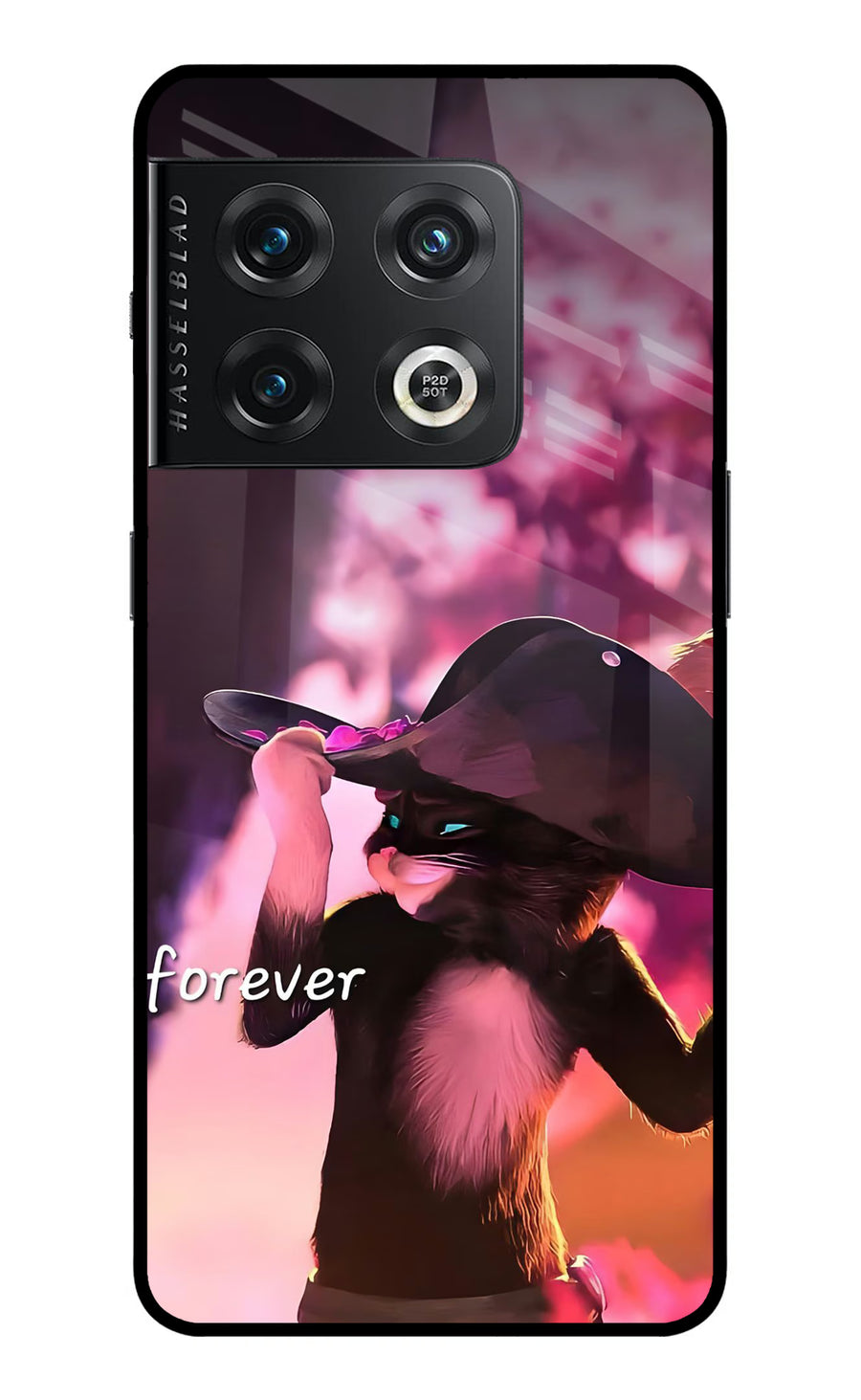 Forever Cat OnePlus 10 Pro 5G Back Cover, Metal case