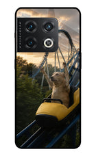 Rollercoaster Dog OnePlus 10 Pro 5G Metal Case Back Cover by Casekaro
