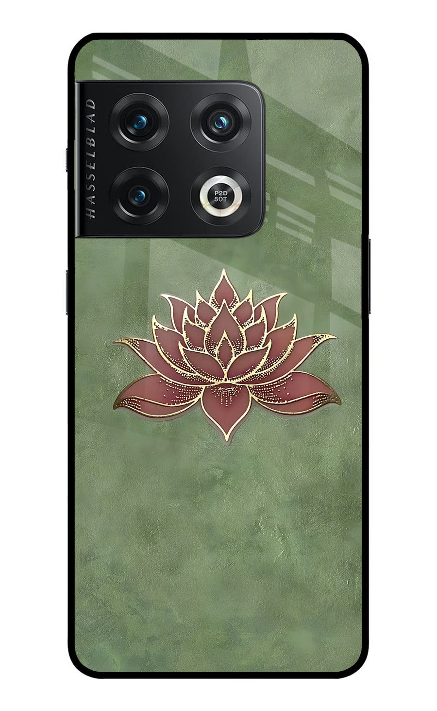 Lotus Grace OnePlus 10 Pro 5G Back Cover, Metal case