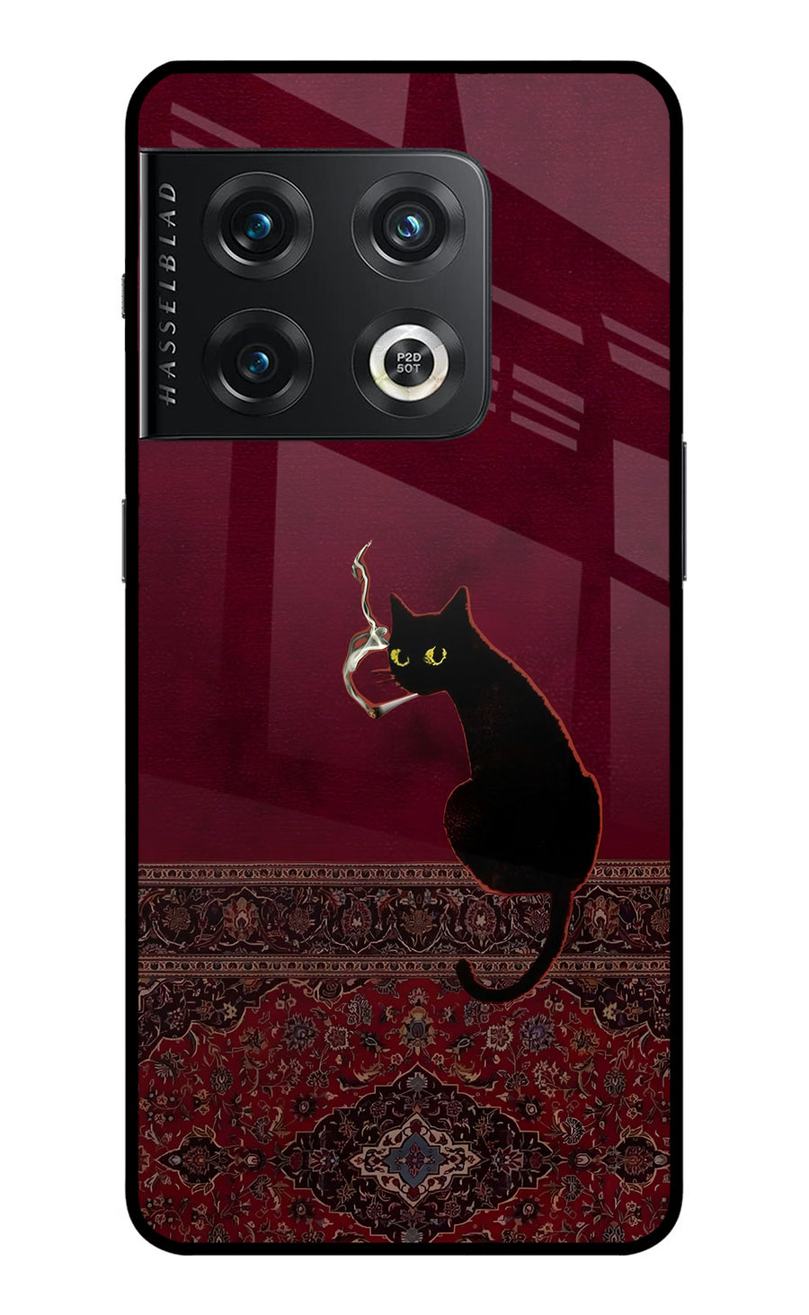 Midnight Cat OnePlus 10 Pro 5G Back Cover, Metal case