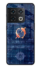 Koi Blue OnePlus 10 Pro 5G Metal Case Back Cover by Casekaro