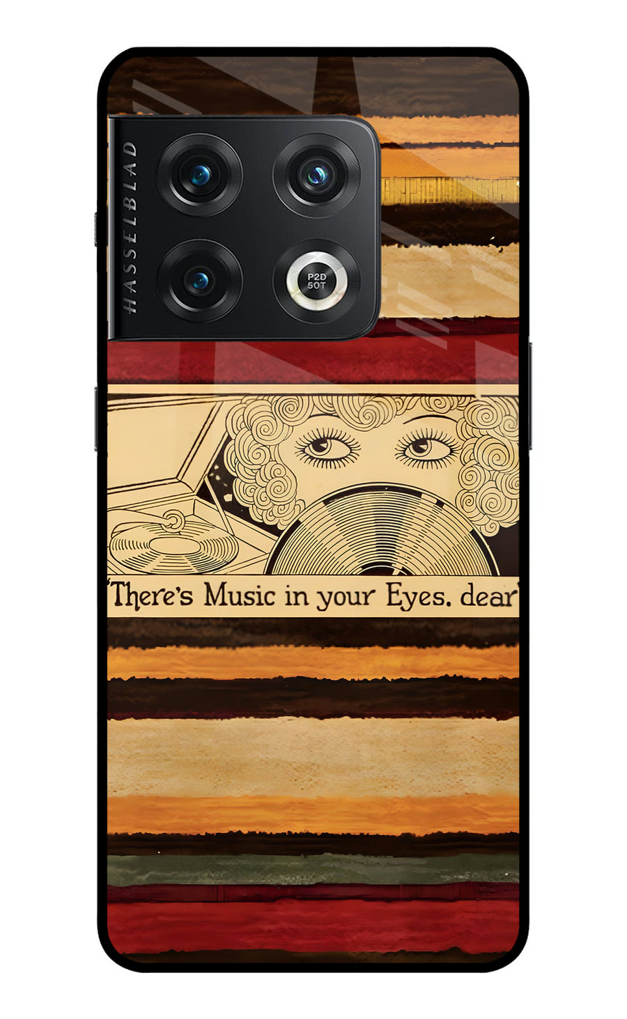 Vinyl Stripes OnePlus 10 Pro 5G Back Cover, Metal case