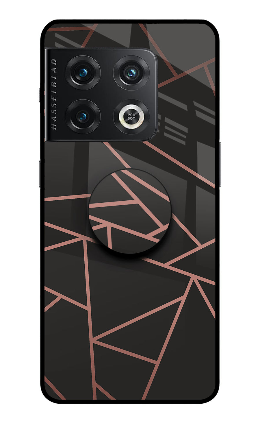 Geometric Pattern OnePlus 10 Pro 5G Pop Case, Metal case