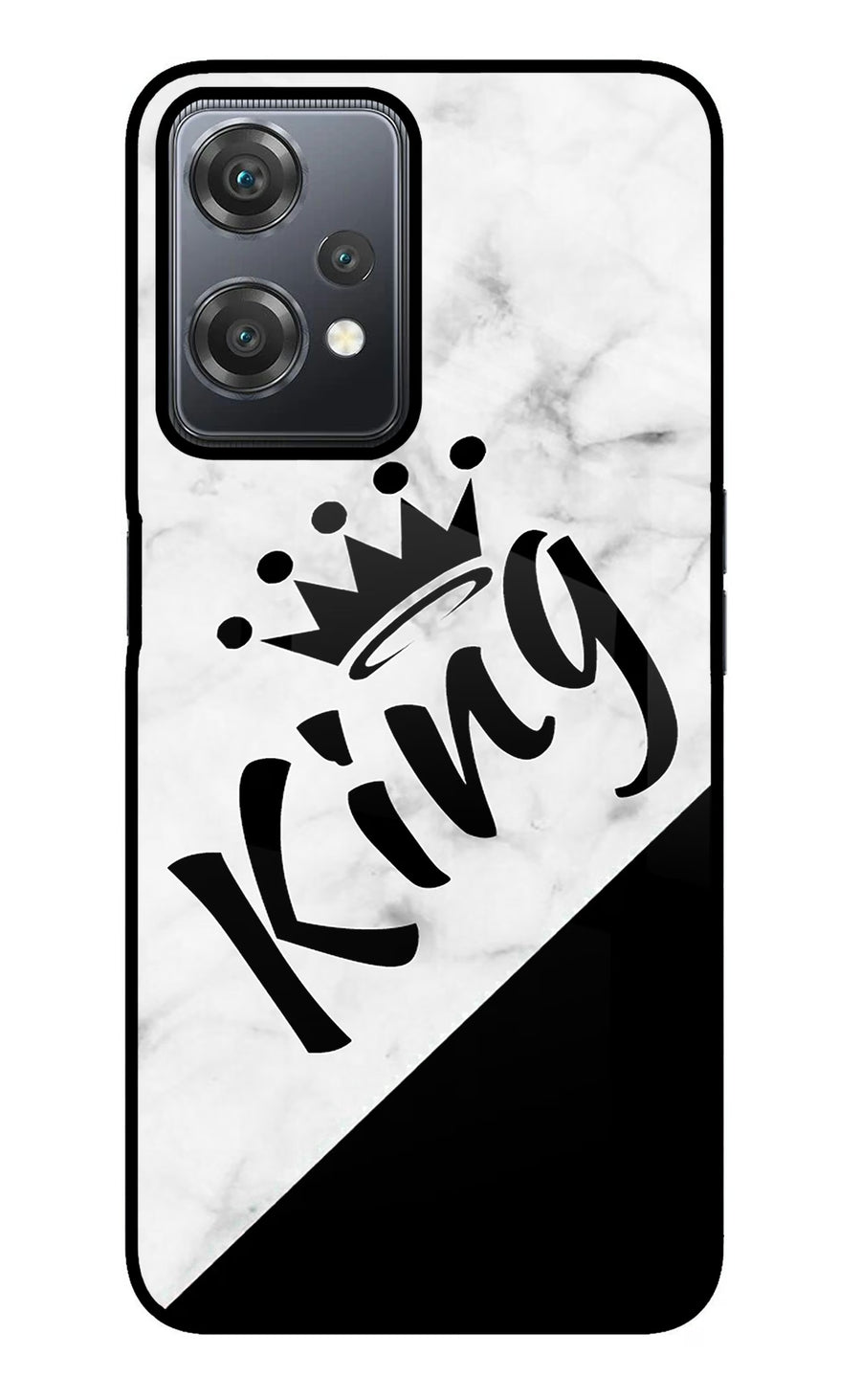 King OnePlus Nord CE 2 Lite 5G Back Cover, Metal case
