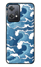Blue Waves OnePlus Nord CE 2 Lite 5G Metal Case Back Cover by Casekaro