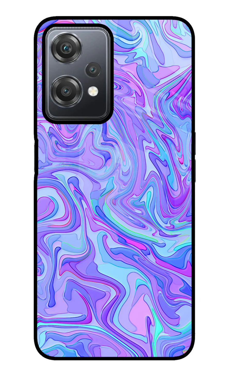 Glitter OnePlus Nord CE 2 Lite 5G Back Cover, Metal case