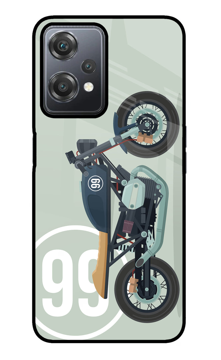 Classic Cafe Racer 99 OnePlus Nord CE 2 Lite 5G Back Cover, Metal case