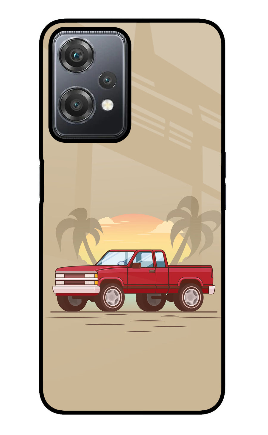 Desert Classic Drive OnePlus Nord CE 2 Lite 5G Back Cover, Metal case