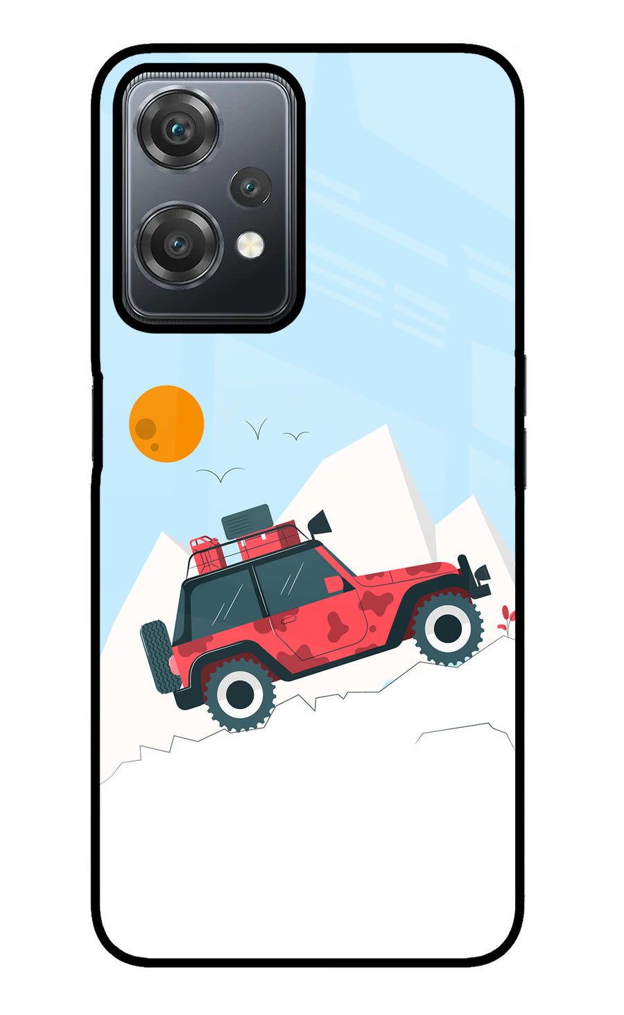 Mountain Trail Beast OnePlus Nord CE 2 Lite 5G Back Cover, Metal case