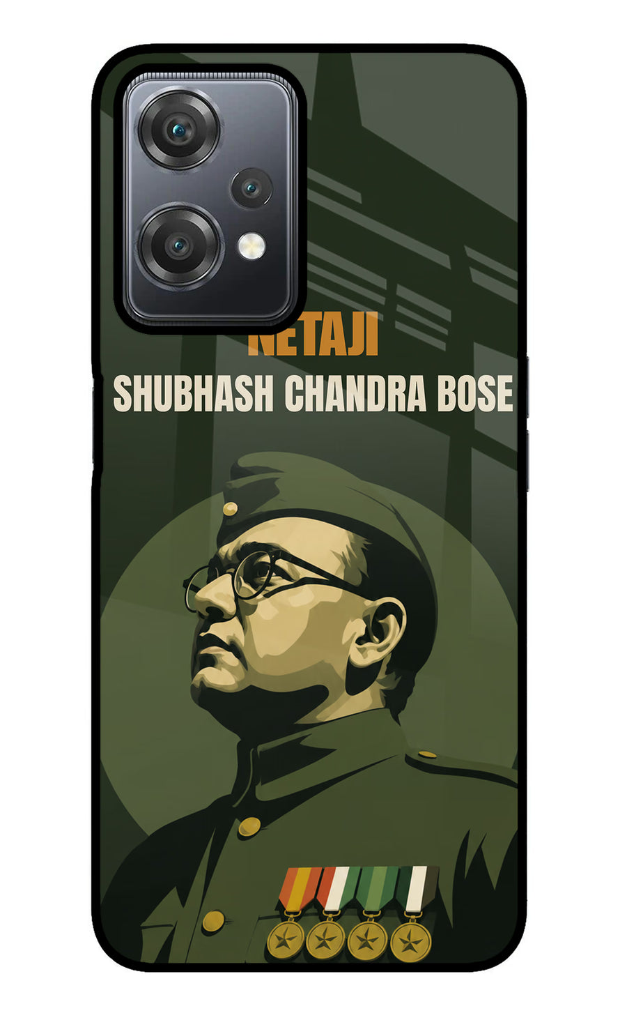 Netaji Legacy OnePlus Nord CE 2 Lite 5G Back Cover, Metal case